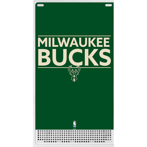 NBA Milwaukee Bucks Standard - Green Xbox Series S Console Skin